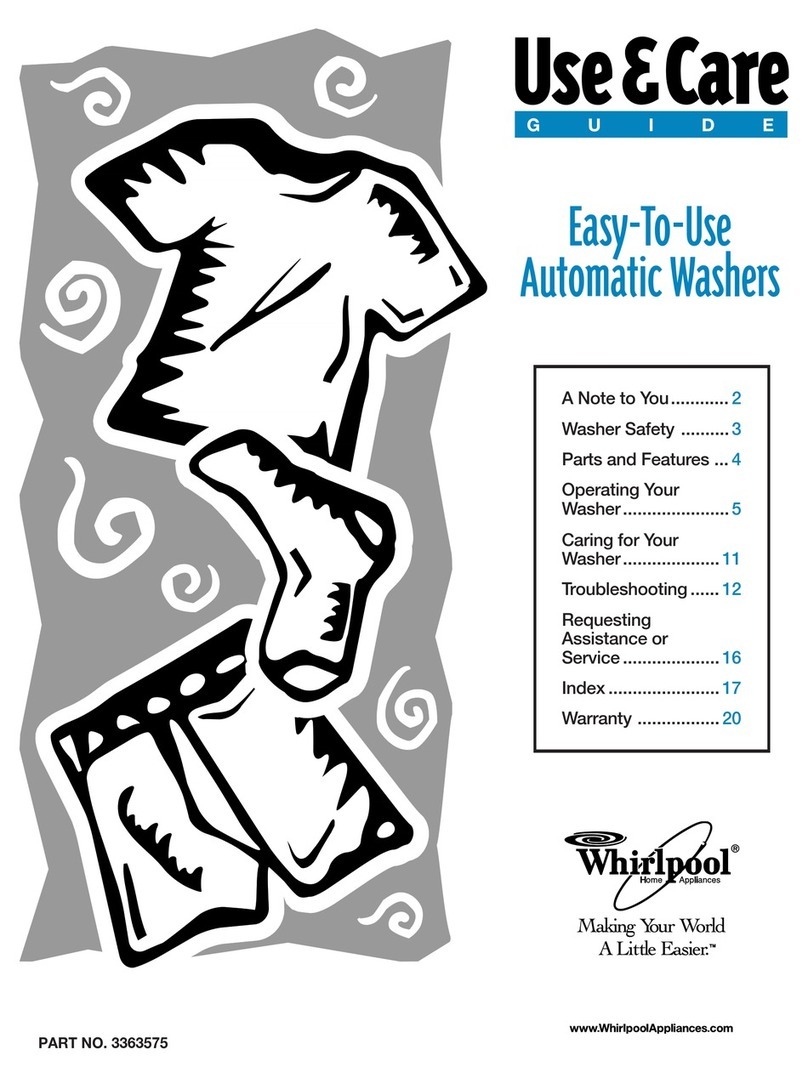 Whirlpool Easy-Yo-Use Automatic Washer User manual