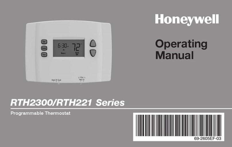 Honeywell RTH2300 series User manual