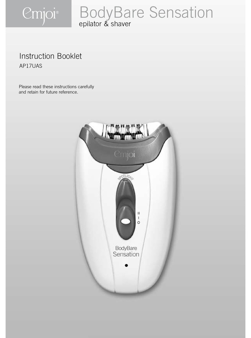Emjoi BodyBare Sensation AP17UAS Instruction booklet