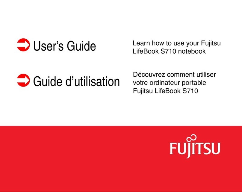 Fujitsu Lifebook S710 User manual