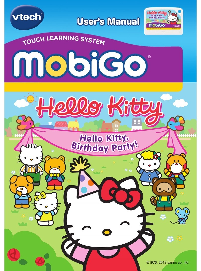 V-tech MobiGo  Game Storage User manual