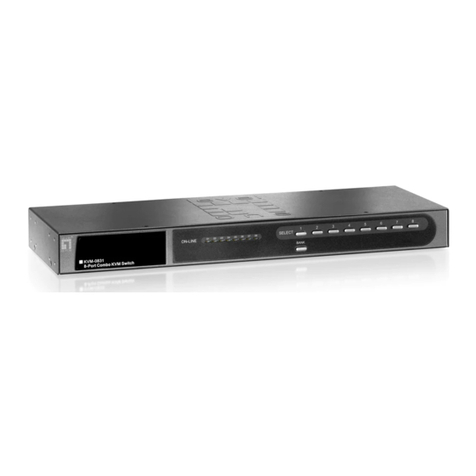 LevelOne KVM-0831 User manual