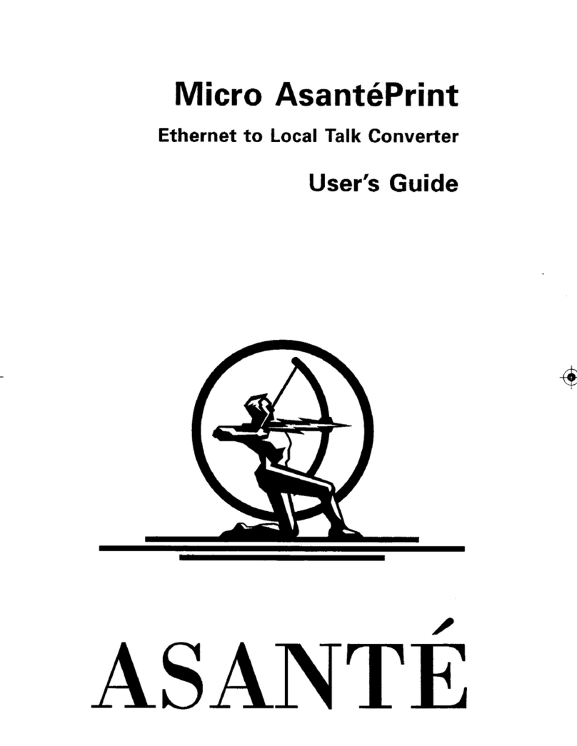 Asante Micro AsantePrint user guide
