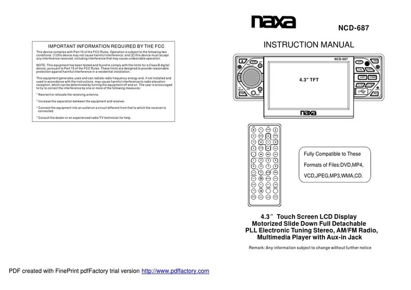 Naxa NCD-687 instruction manual