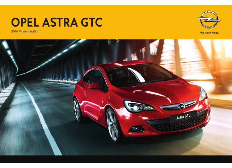 Opel ASTRA GTC 2014 User manual Opel ASTRA GTC 2014 User manual