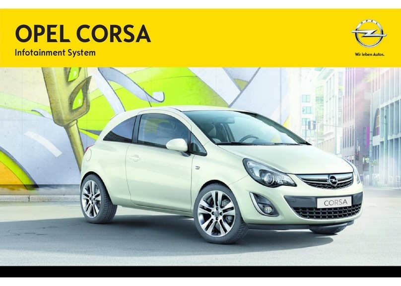 Opel 2013 Corsa owner's manual