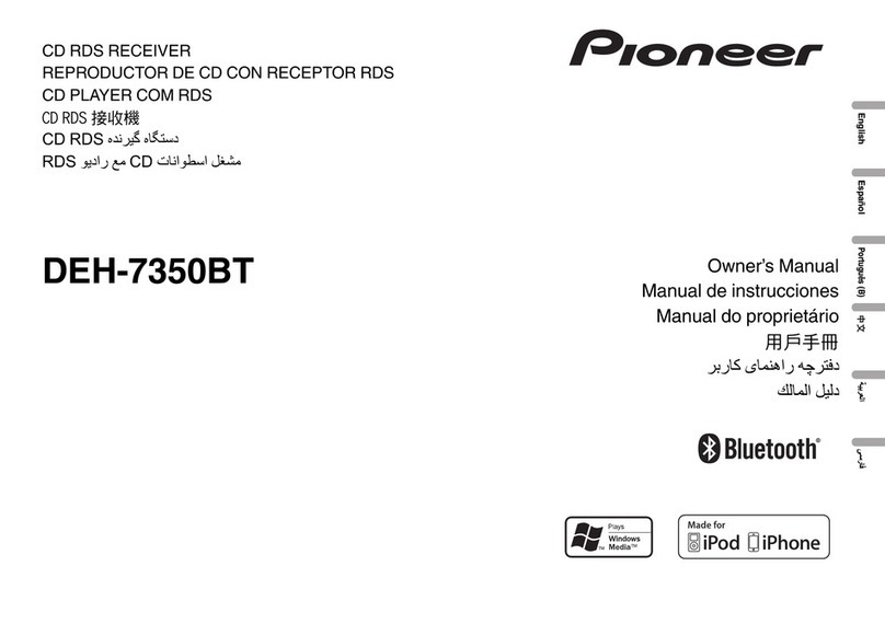 Pioneer DEH-7350BT User manual