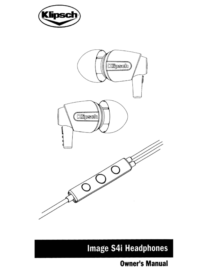 Klipsch Image S4i owner's manual