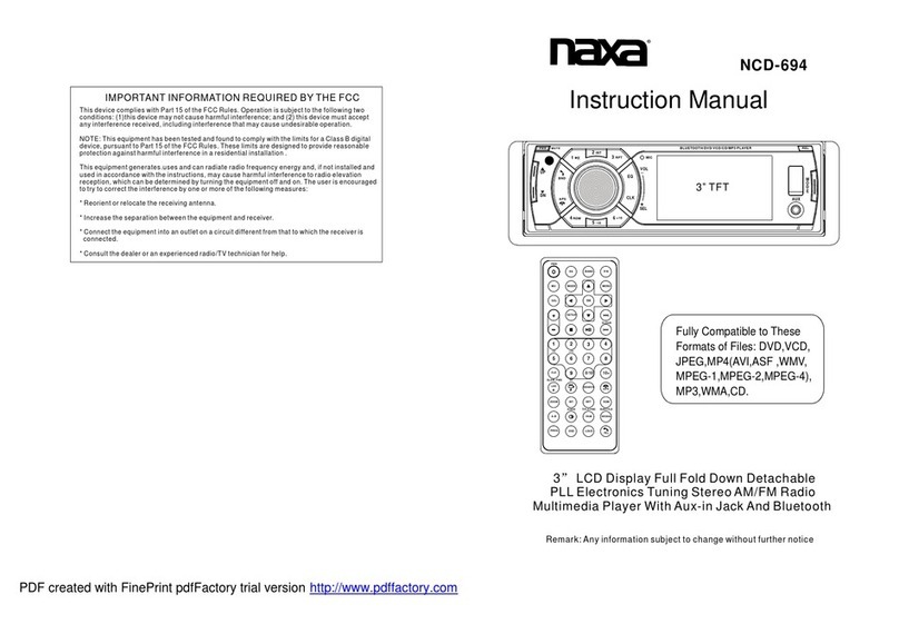 Naxa NCD-694 instruction manual