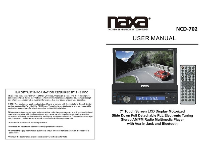 Naxa NCD-702 user manual