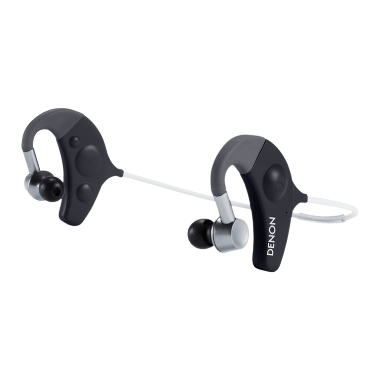 Denon Exercise Freak AH-W150 User manual