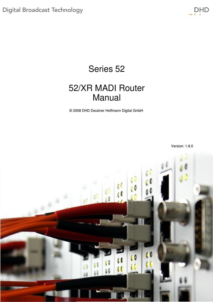 DHD 52/SX manual