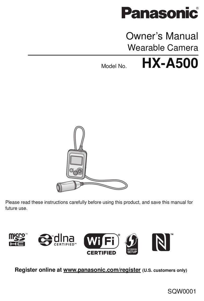 Panasonic HX-A500 User manual Panasonic HX-A500 User manual