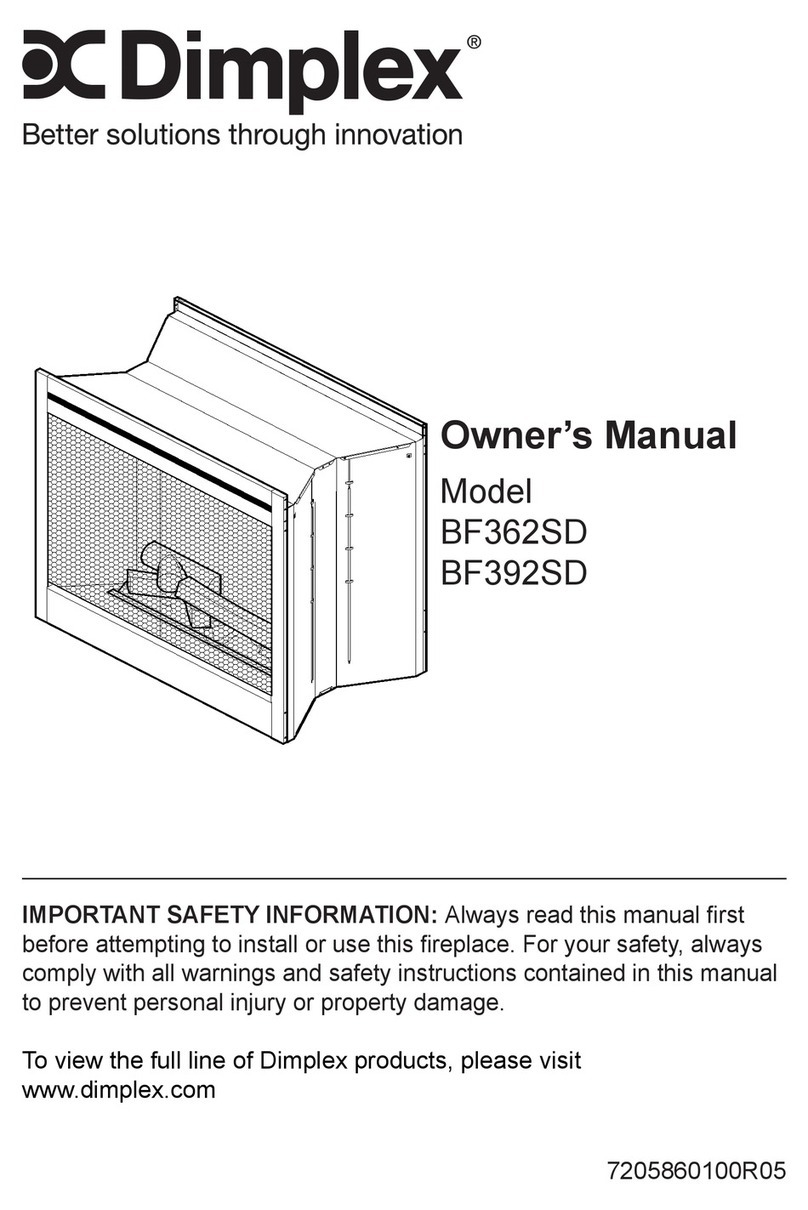 Dimplex BF362SD User manual Dimplex BF362SD User manual