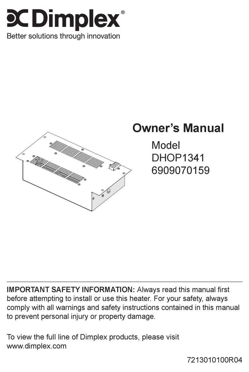 Dimplex DHOP1341 User manual
