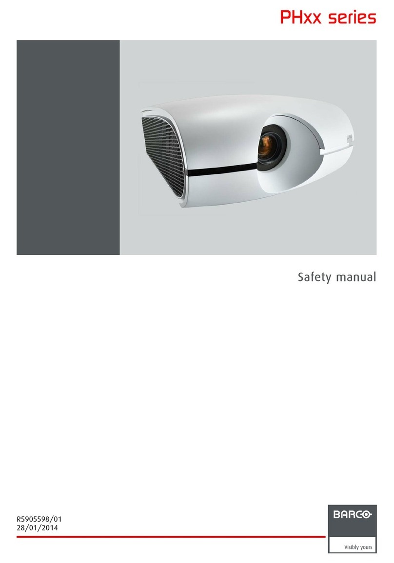 Barco PHxx Series Safety manual