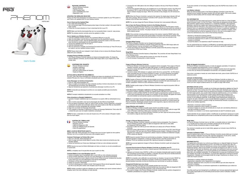 DreamGEAR Phenom DGPS3-3847 User manual