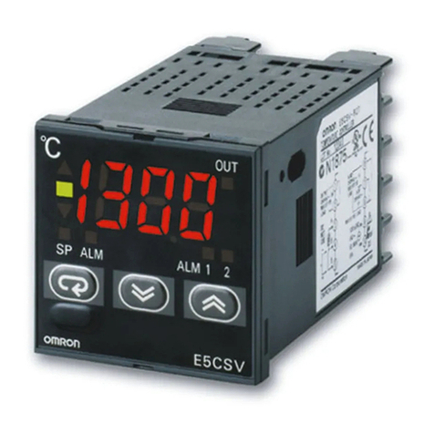 Omron E5CSV - User manual