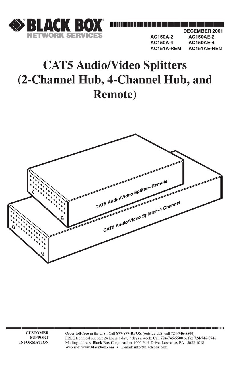 Black Box AC150A-2 User manual