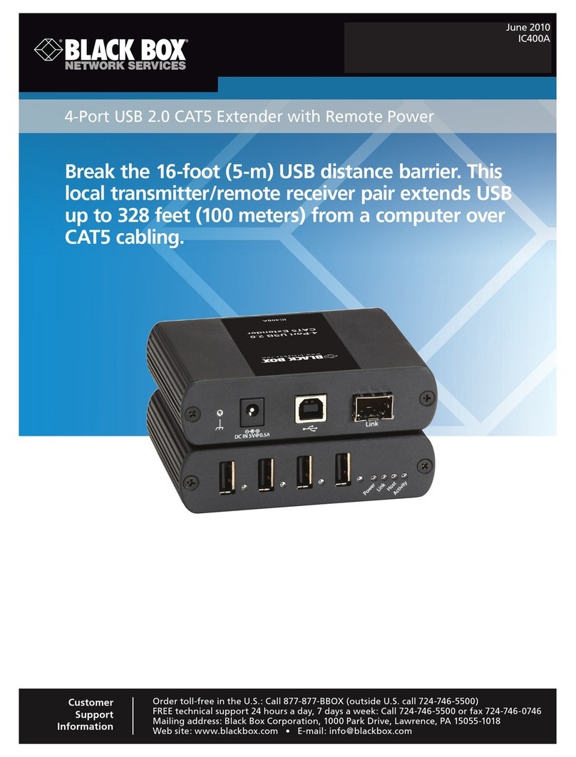 Black Box IC400A User manual