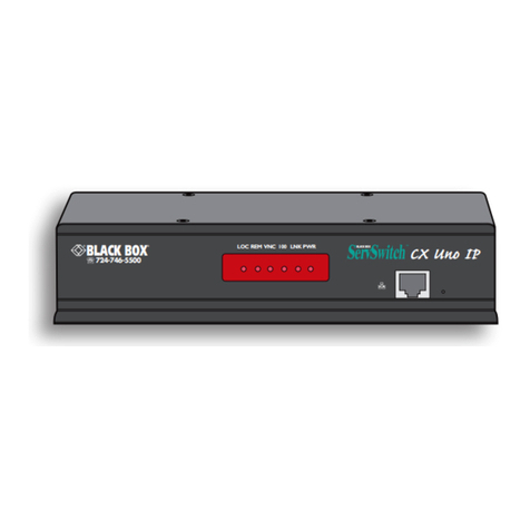 Black Box ServSwitch KV1081A user guide