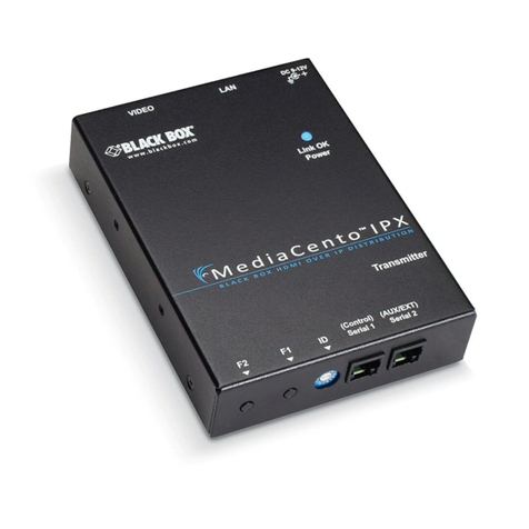 Black Box VX-HDMI-IP-MTX User manual Black Box VX-HDMI-IP-MTX User manual