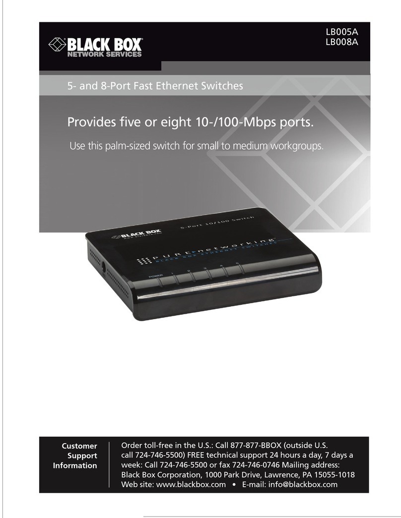 Black Box LB005A user manual