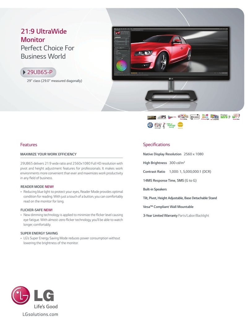 LG 29UB65-P User manual