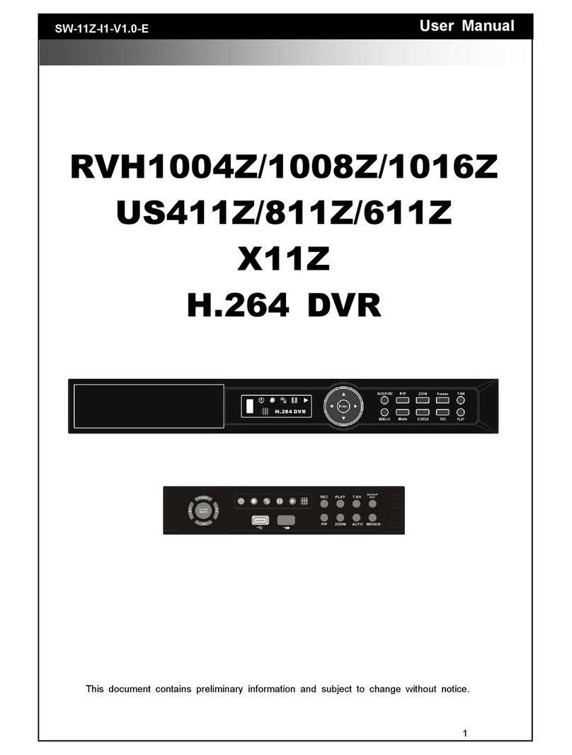 BOSSCO RVH1004Z user manual