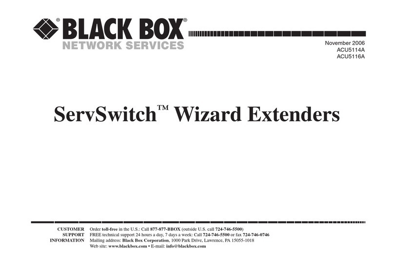 Black Box ServSwitch ACU5116A User manual