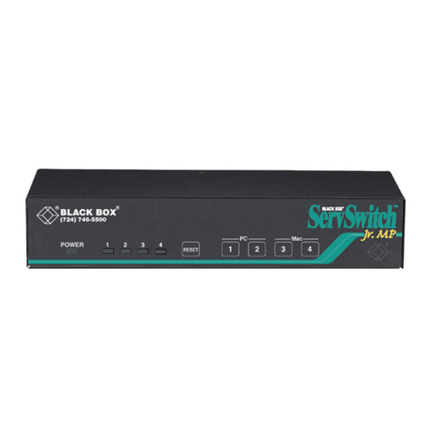 Black Box ServSwitch SW627A-R2 User manual