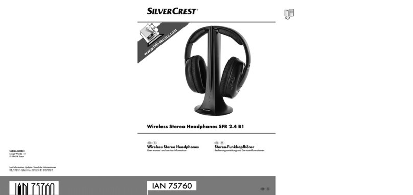 Silvercrest SFR 2.4 B1 User manual and service information