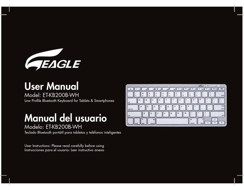 Eagle ET-KB200B-WH User manual