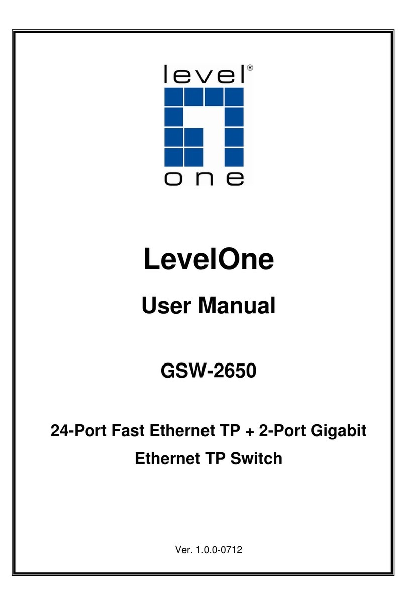 LevelOne GSW-2650 User manual LevelOne GSW-2650 User manual