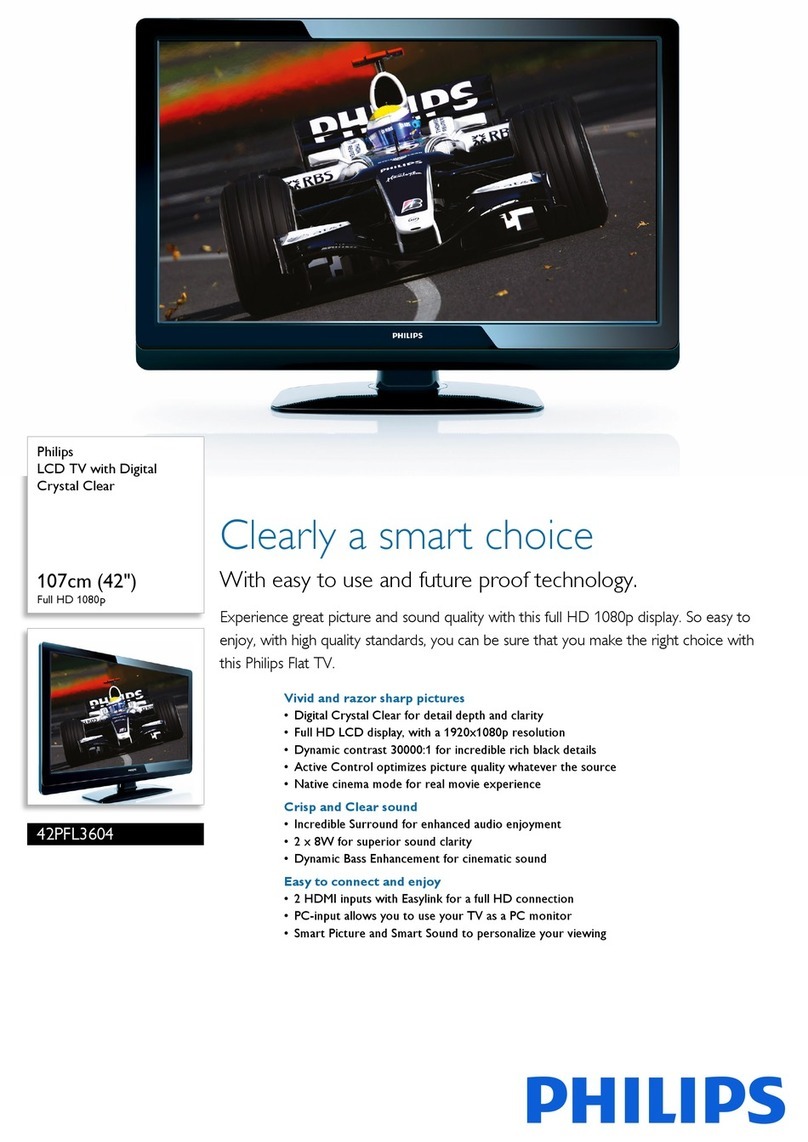 Philips 42PFL3604 User manual