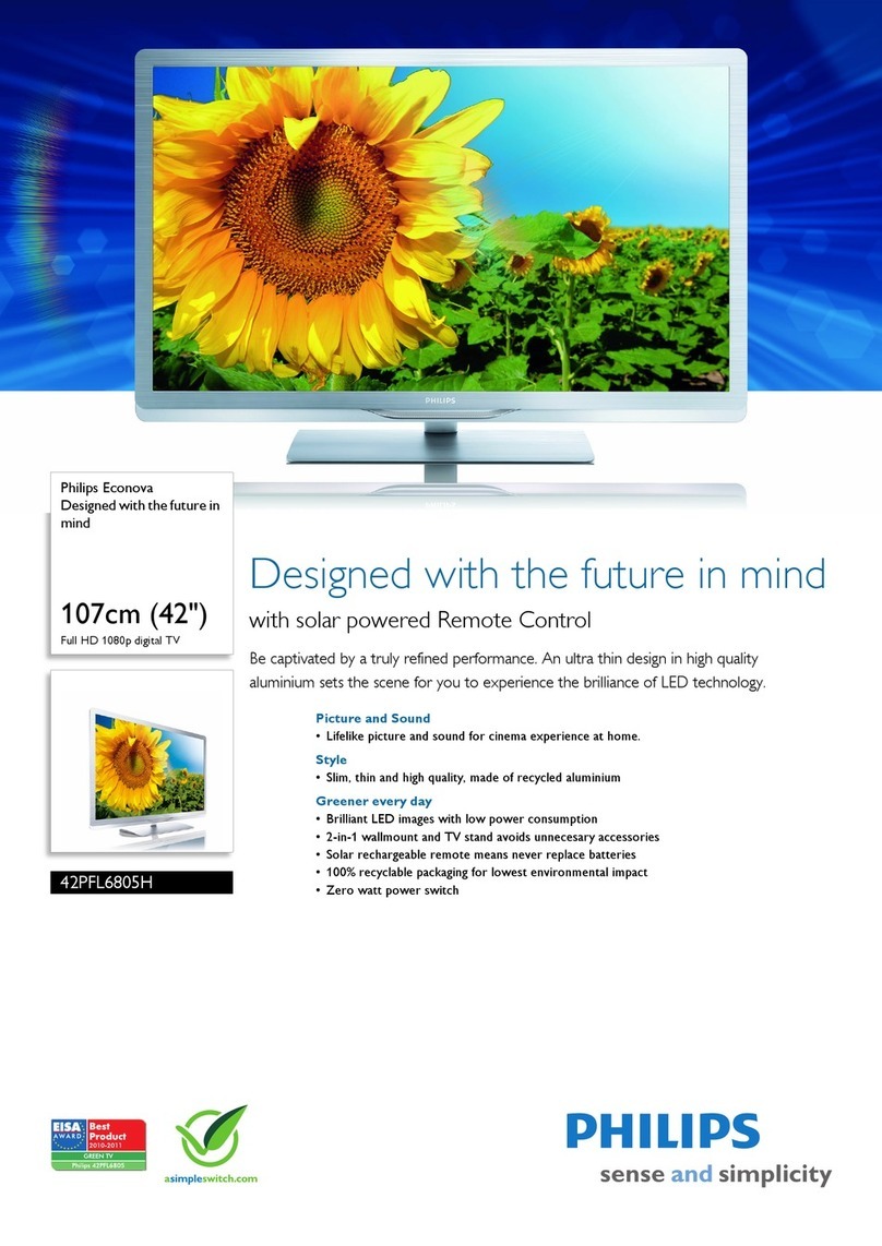 Philips Econova 42PFL6805H User manual