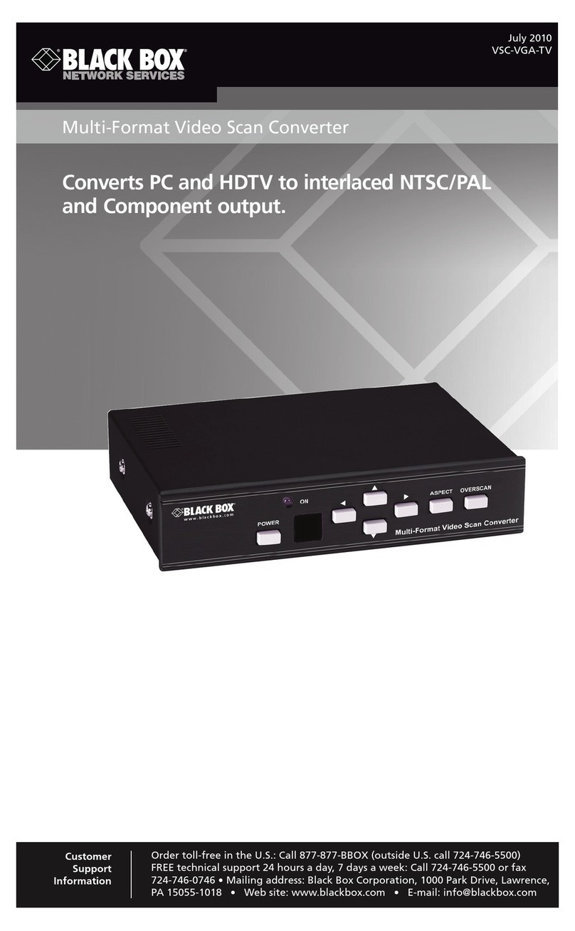 Black Box VSC-VGA-TV User manual