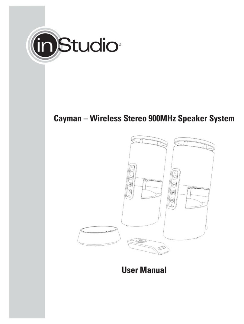 In studio Cayman user manual