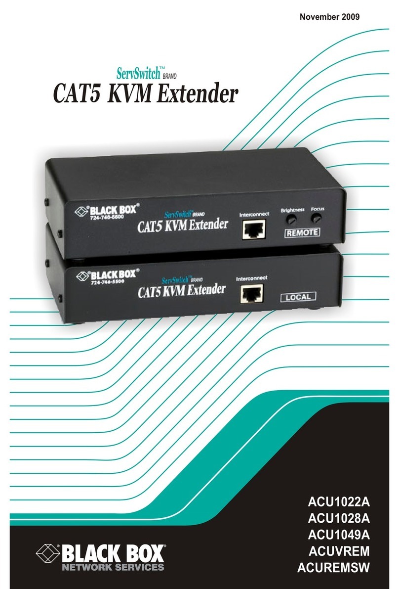 Black Box ServSwitch ACU1022A User manual