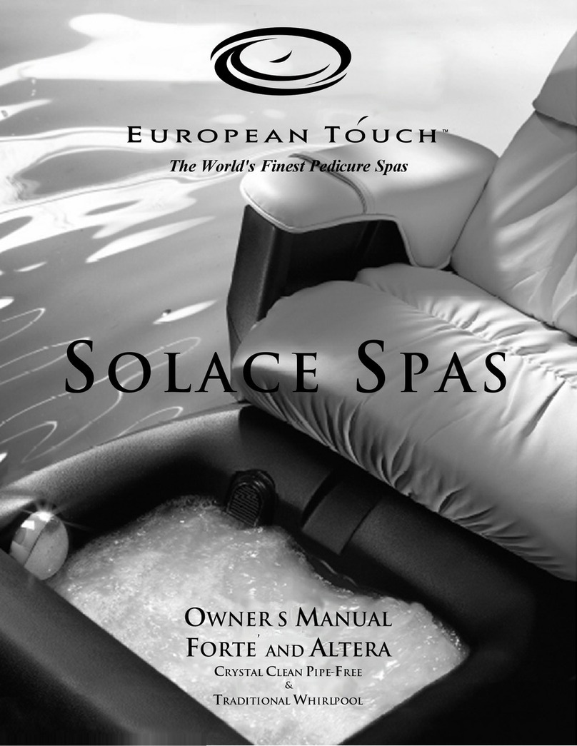 European Touch FORTE' owner's manual