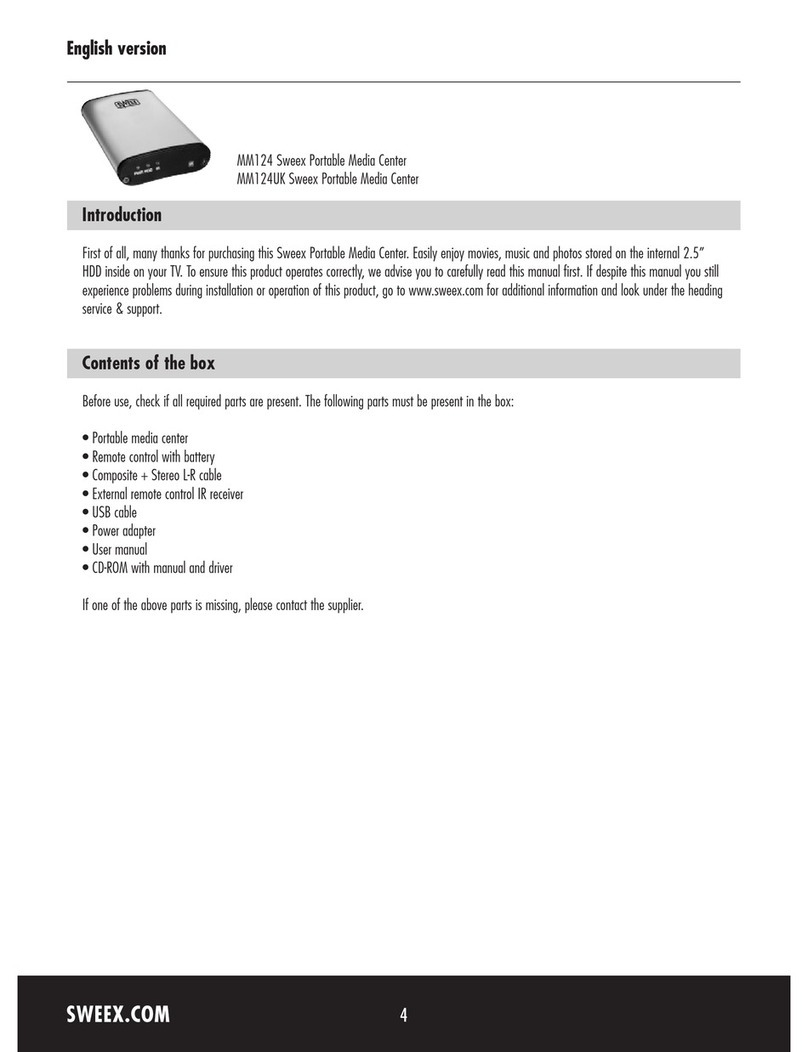 SWEEX MM124 User manual