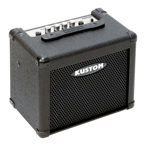 Kustom KBA10 owner's manual