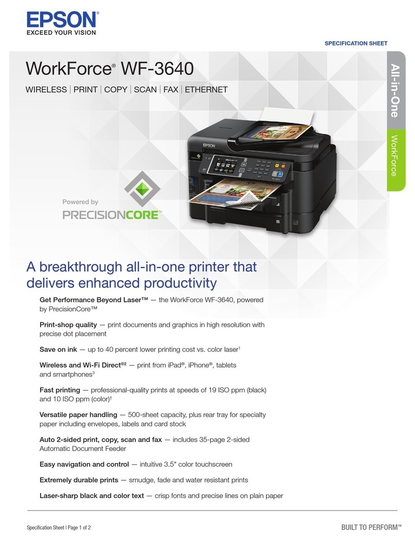 Epson WorkForce WF-3640 User manual