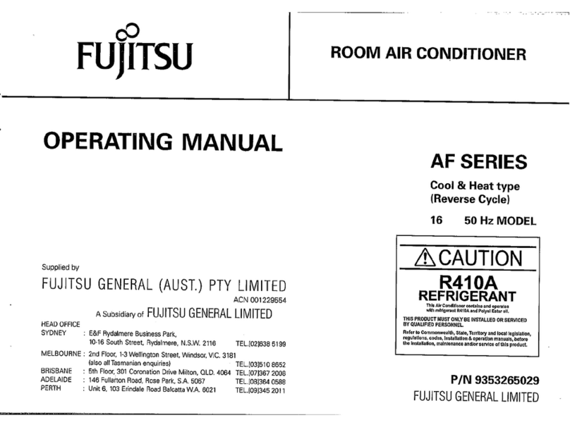 Fujitsu AF Series operating manual