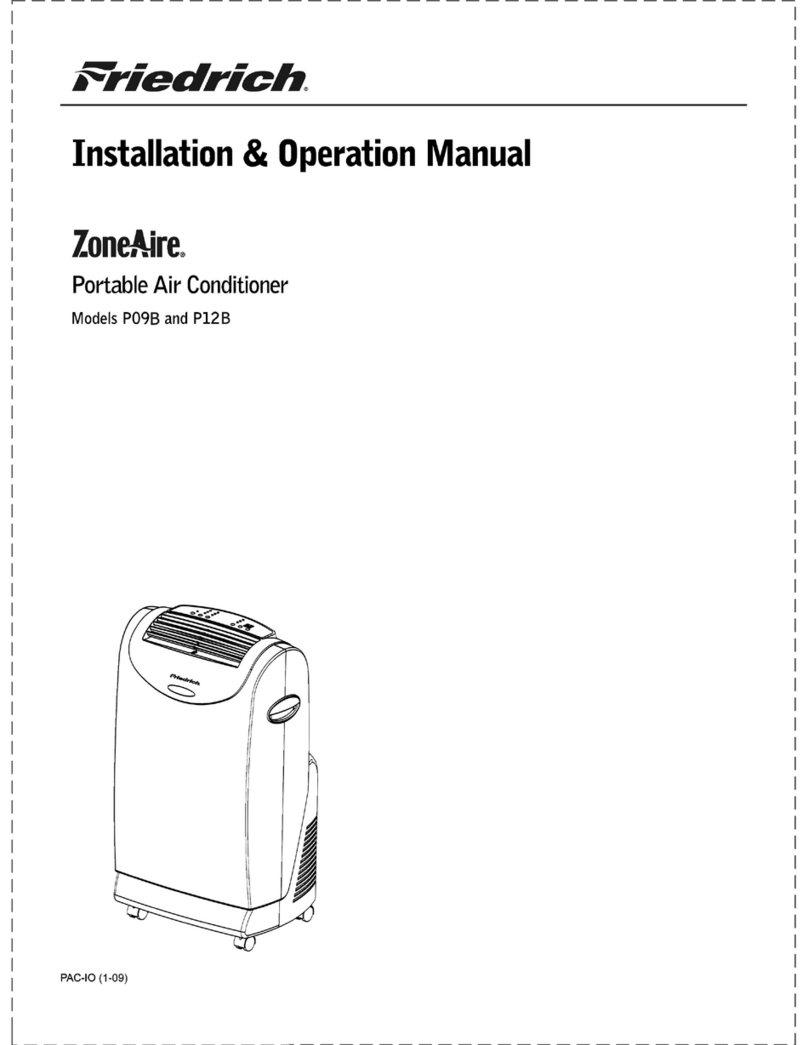 Friedrich ZoneAire P09B User manual