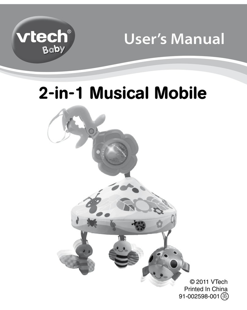 V-tech 2-in-1 Musical Mobile user manual
