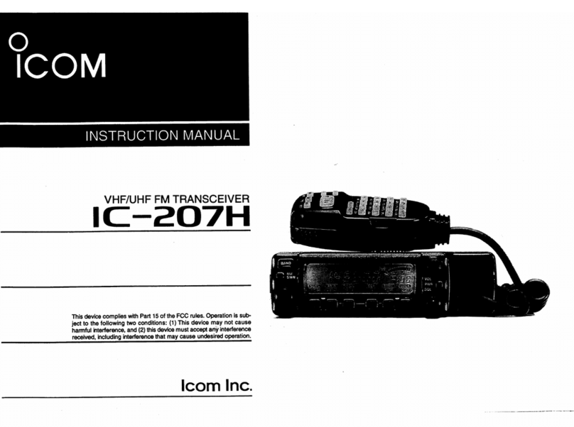 Icom IC-207H instruction manual