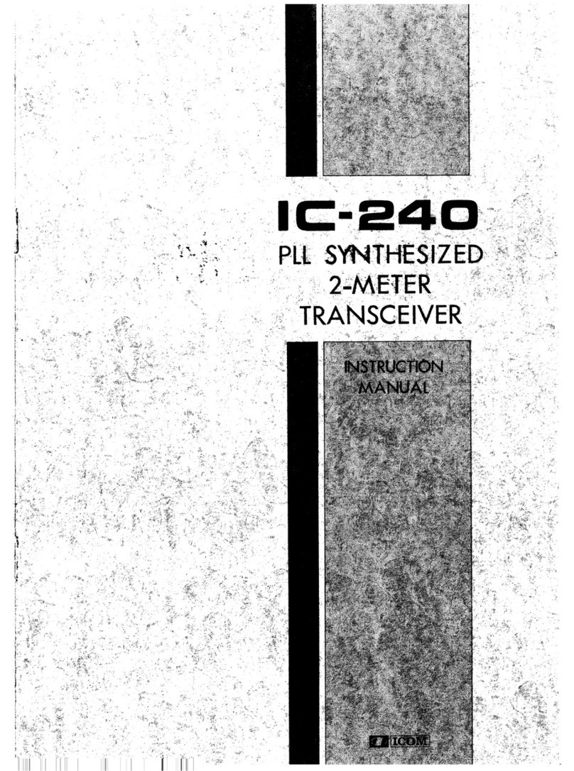 Icom IC-240 User manual