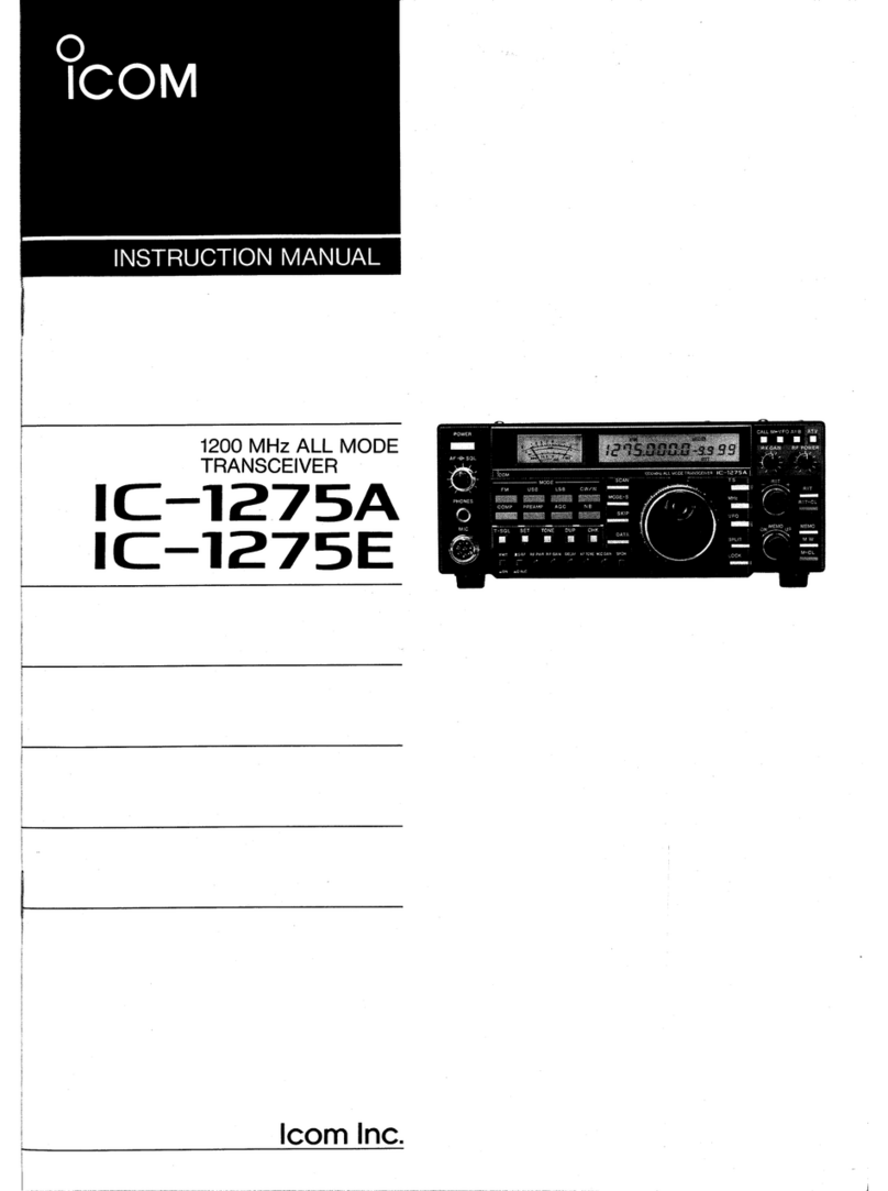 Icom IC-1275A User manual