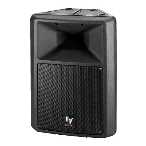 Electro-Voice SxA100+ owner's manual
